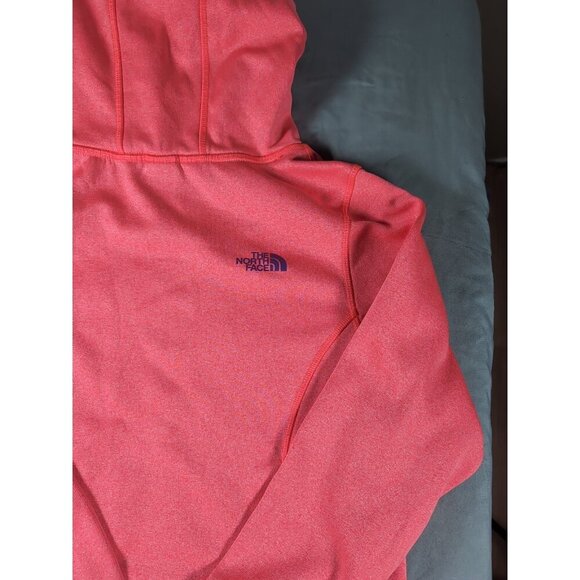 The North Face Hoodie Womens Small Pink Sweatshirt Pullover Sweater Purple Logo - Picture 12 of 12